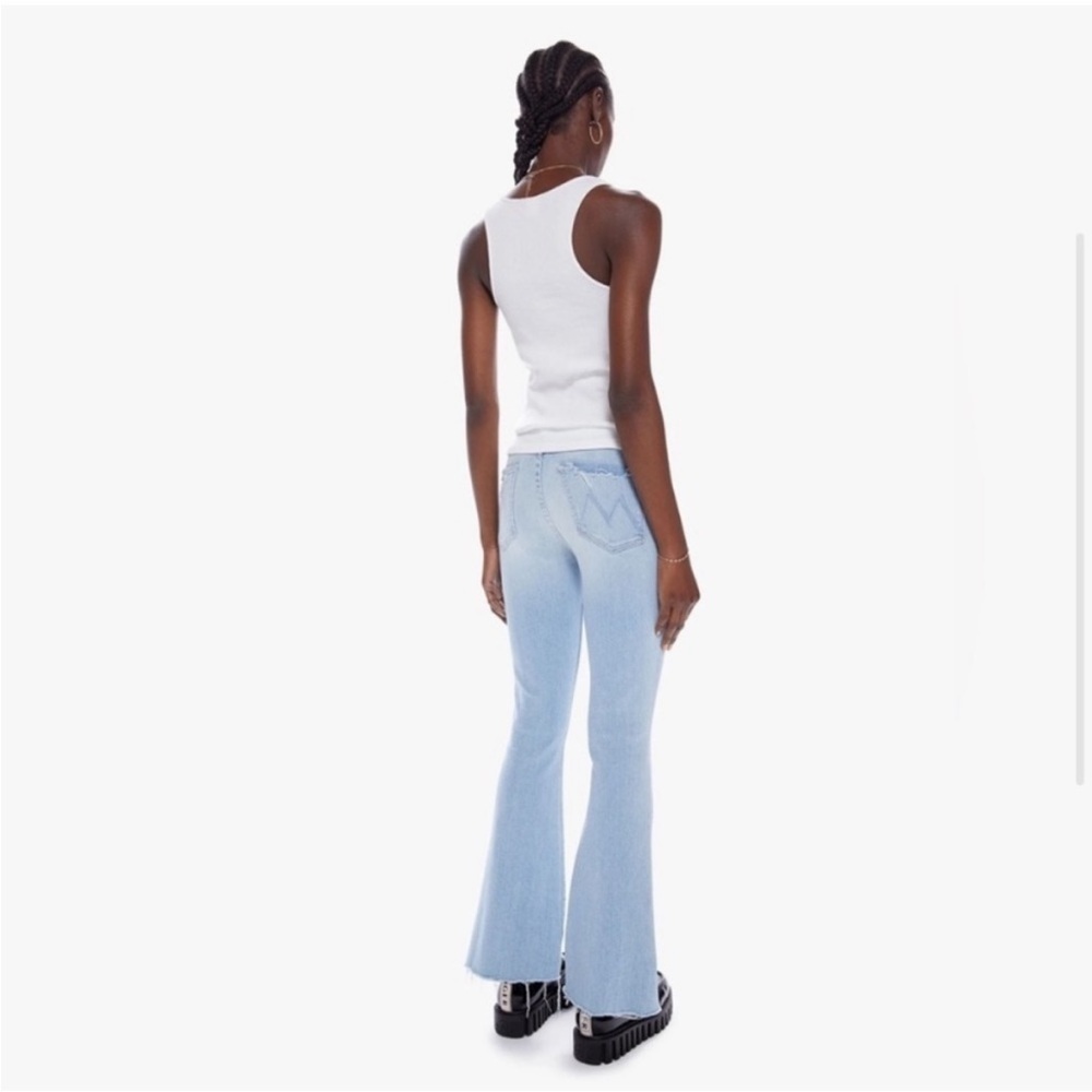 Viral MOTHER The Hustler Ankle Fray Women Jeans in Not So Chill Pill size 27 - Picture 2 of 10